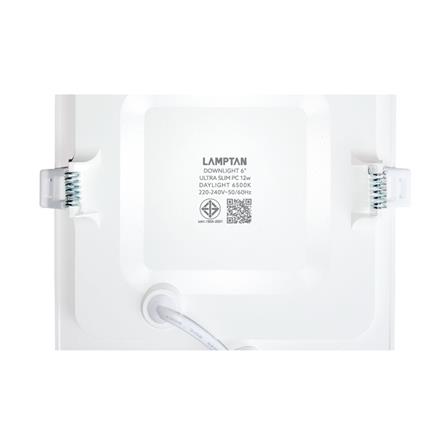 ดาวน์ไลท์ LED LAMPTAN ULTRA SLIM PC 6 นิ้ว 12 วัตต์ DAYLIGHT สีขาว_7
