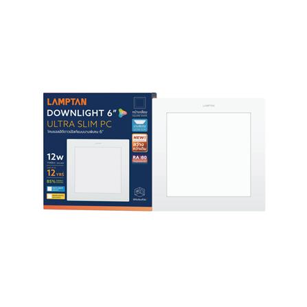 ดาวน์ไลท์ LED LAMPTAN ULTRA SLIM PC 6 นิ้ว 12 วัตต์ DAYLIGHT สีขาว_3