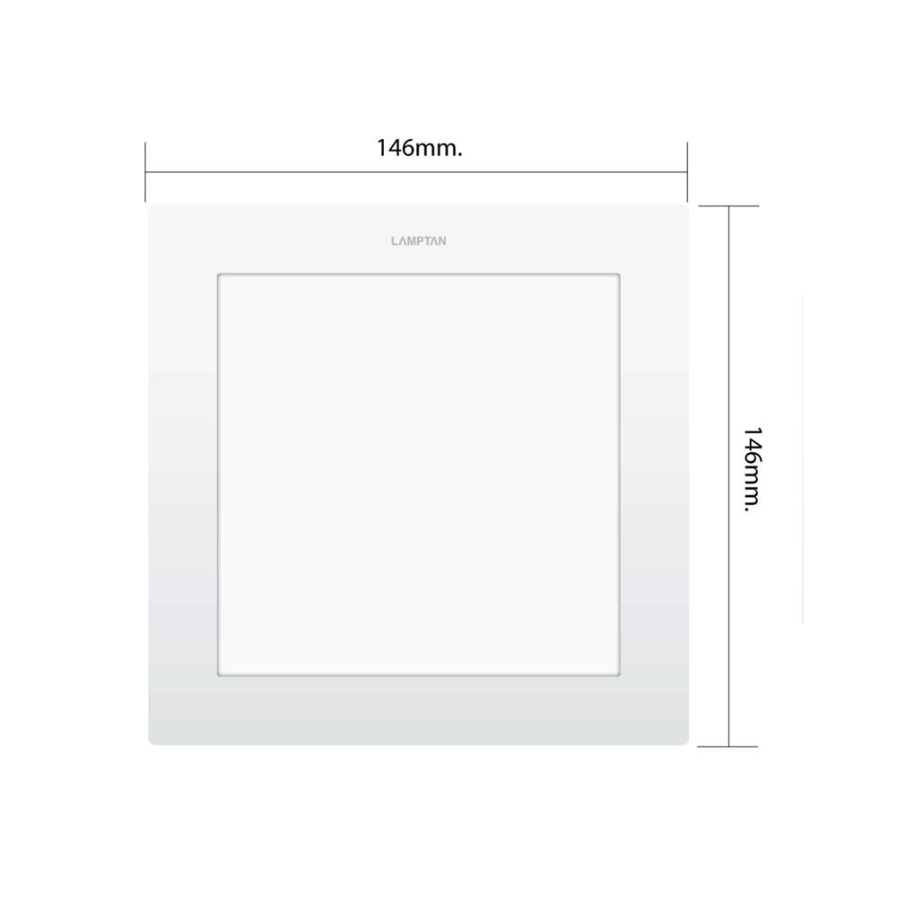 ดาวน์ไลท์ LED LAMPTAN ULTRA SLIM PC 5 นิ้ว 9 วัตต์ DAYLIGHT สีขาว