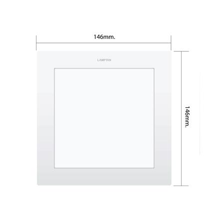 ดาวน์ไลท์ LED LAMPTAN ULTRA SLIM PC 5 นิ้ว 9 วัตต์ DAYLIGHT สีขาว_6