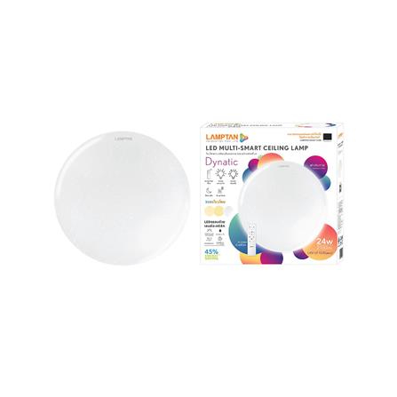 ไฟเพดาน LED LAMPTAN DYNATIC 16 นิ้ว 24 วัตต์ DAYLIGHT/COOL WHITE/WARM WHITE สีขาว_2