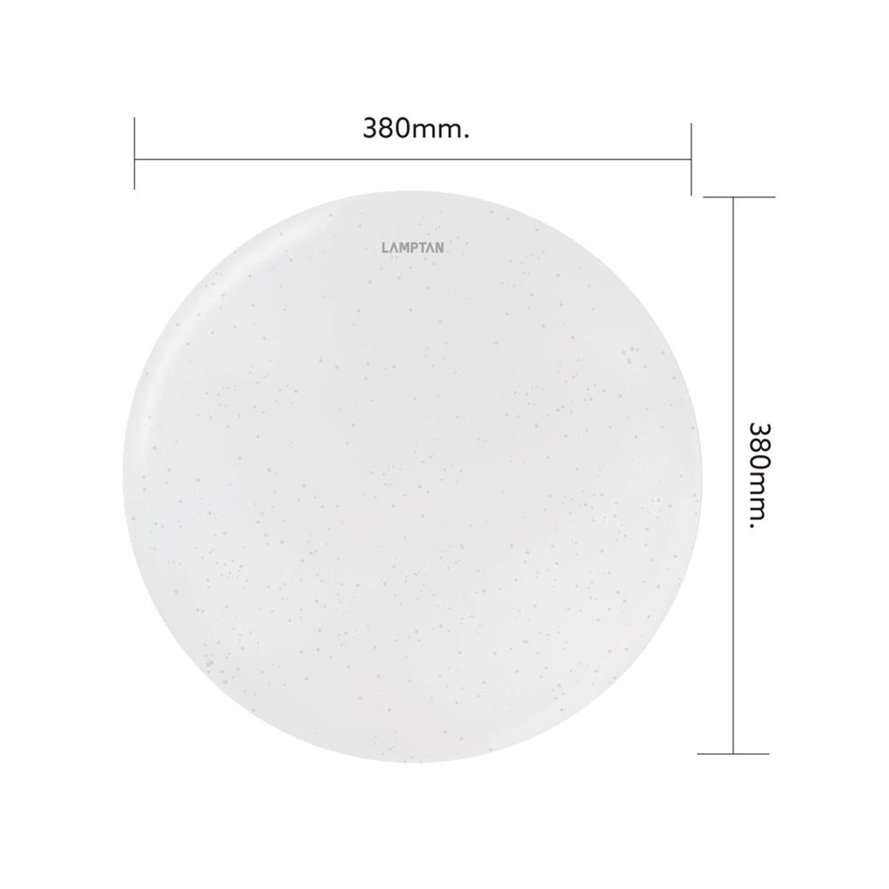 ไฟเพดาน LED LAMPTAN CEILING ASTRO 15 นิ้ว 24 วัตต์ DAYLIGHT สีขาว