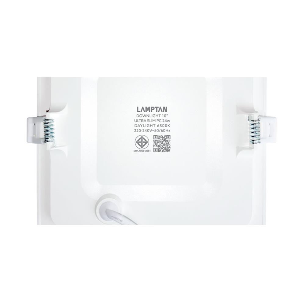 ดาวน์ไลท์ LED LAMPTAN ULTRA SLIM PC 10 นิ้ว 24 วัตต์ DAYLIGHT สีขาว
