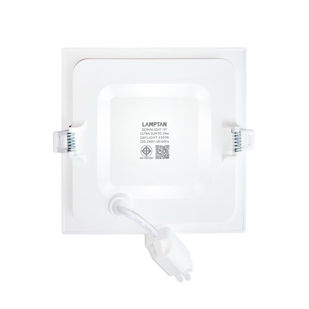 ดาวน์ไลท์ LED LAMPTAN ULTRA SLIM PC 10 นิ้ว 24 วัตต์ DAYLIGHT สีขาว