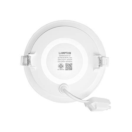 ดาวน์ไลท์ LED LAMPTAN ULTRA SLIM PC 6 นิ้ว 12 วัตต์ DAYLIGHT สีขาว_2