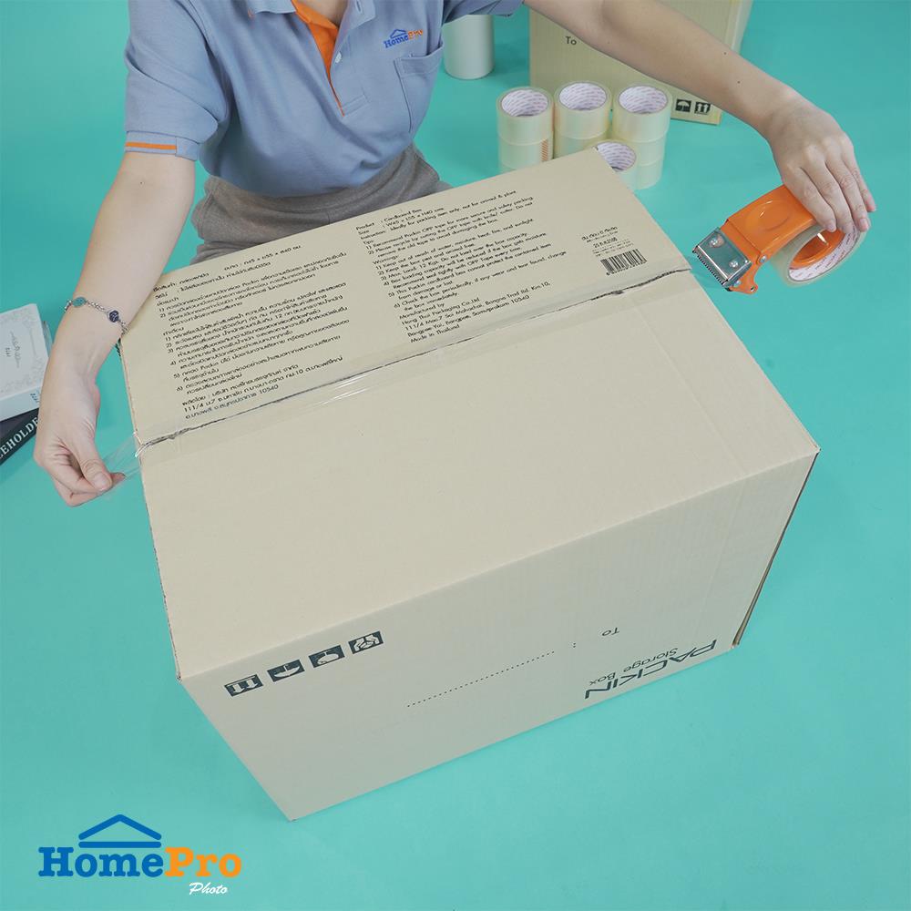 เทป OPP PACK IN 2 นิ้ว x 45 หลา สีใส 12 ม้วน/แพ็ค