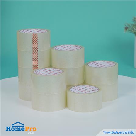 เทป OPP PACK IN 2 นิ้ว x 45 หลา สีใส 12 ม้วน/แพ็ค_6