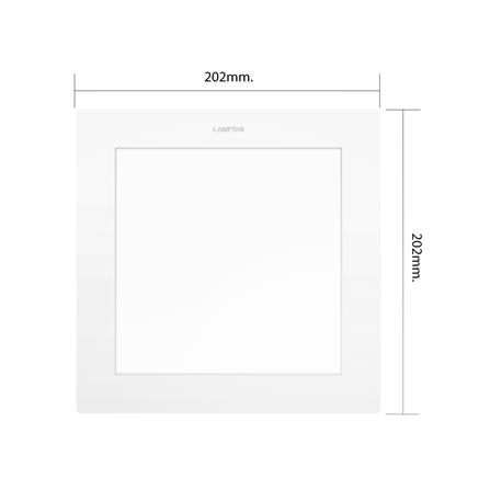 ดาวน์ไลท์ LED LAMPTAN ULTRA SLIM PC 7 นิ้ว 15 วัตต์ DAYLIGHT สีขาว_6