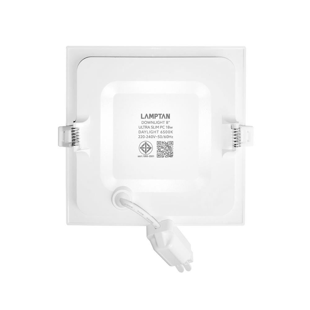 ดาวน์ไลท์ LED LAMPTAN ULTRA SLIM PC 8 นิ้ว 18 วัตต์ DAYLIGHT สีขาว