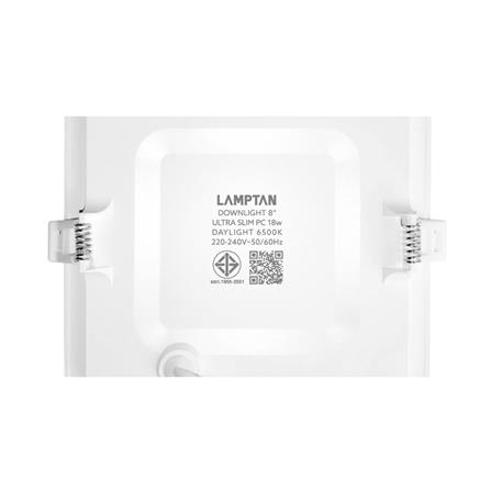 ดาวน์ไลท์ LED LAMPTAN ULTRA SLIM PC 8 นิ้ว 18 วัตต์ DAYLIGHT สีขาว_7