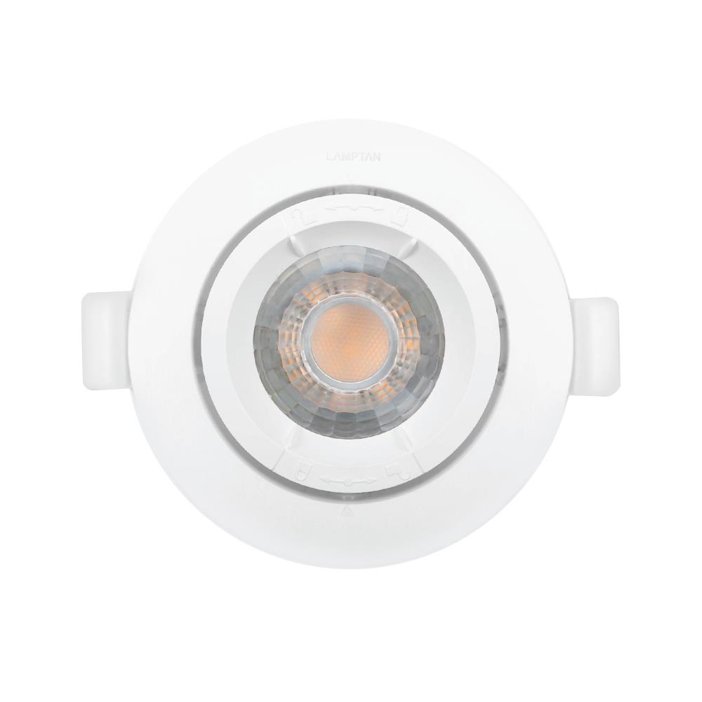ดาวน์ไลท์ LED LAMPTAN MR16 FULL SET 3.5 นิ้ว 5 วัตต์ WARM WHITE สีขาว