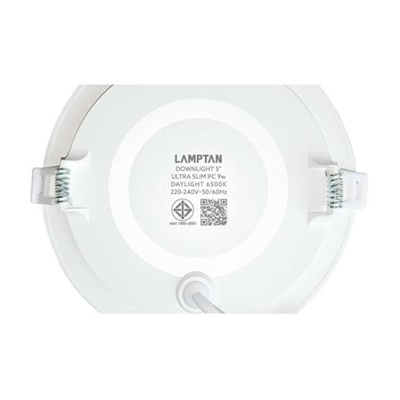 ดาวน์ไลท์ LED LAMPTAN ULTRA SLIM PC 5 นิ้ว 9 วัตต์ DAYLIGHT สีขาว_7