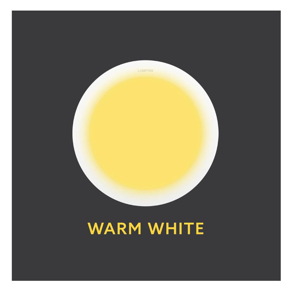 ดาวน์ไลท์ LED LAMPTAN ULTRA SLIM PC 5 นิ้ว 9 วัตต์ WARM WHITE สีขาว