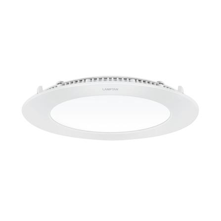 ดาวน์ไลท์ LED LAMPTAN ULTRA SLIM PC 5 นิ้ว 9 วัตต์ WARM WHITE สีขาว_1