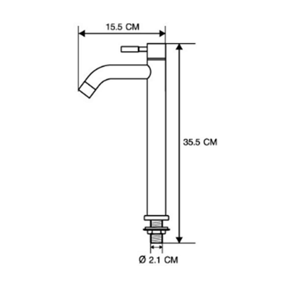 ก๊อกอ่างล้างหน้าเดี่ยว MOYA LJ-5050A-2