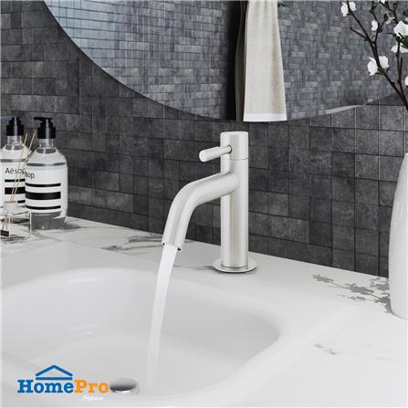 ก๊อกอ่างล้างหน้าเดี่ยว MOYA MY-B520H1 สีสเตนเลส_2