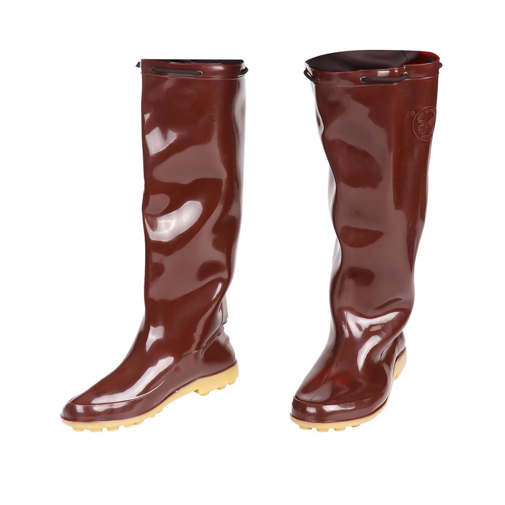 รองเท้าบูท PIPES สูง 18 นิ้ว เบอร์ 10.5 สีน้ำตาล