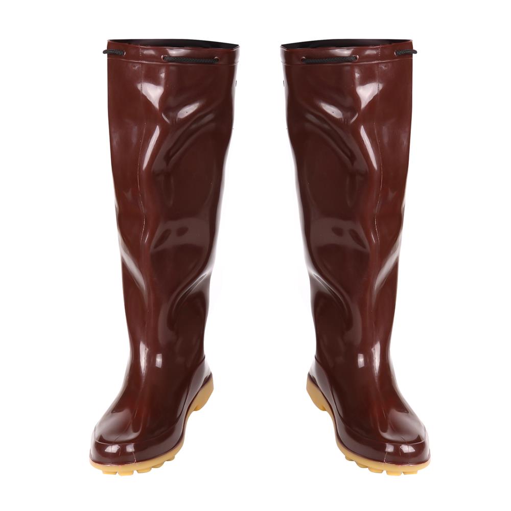 รองเท้าบูท PIPES สูง 18 นิ้ว เบอร์ 10.5 สีน้ำตาล