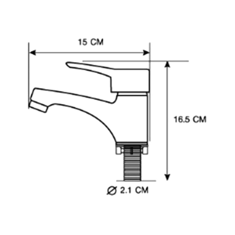 ก๊อกอ่างล้างหน้า เดี่ยว MOYA MY-8006