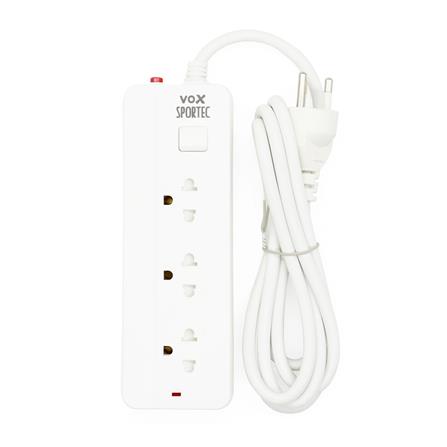 รางปลั๊กไฟ 3 ช่อง 1 สวิตซ์ VOX F5STBVS01-130VO 2 ม._0