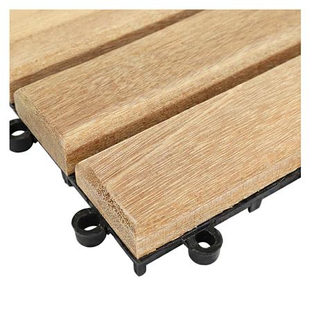 ทางเท้าไม้เต็ง 4 ลายสลับ SPRING 30x30 ซม. แพ็ก 4 ชิ้น_2