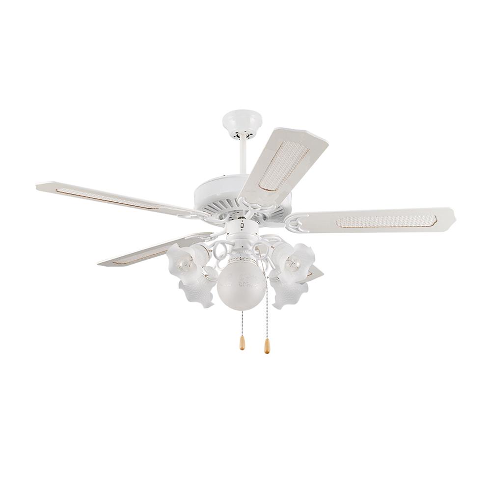 พัดลมโคมไฟ STARLIGHT F552-5L-WH 52 นิ้ว สีขาว 5 หัว