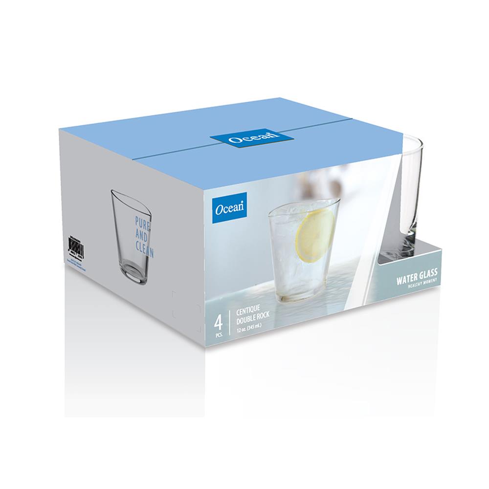 แก้วน้ำ 345ml OCEAN GLASS CENTIQUE แพ็ค 4 ใบ