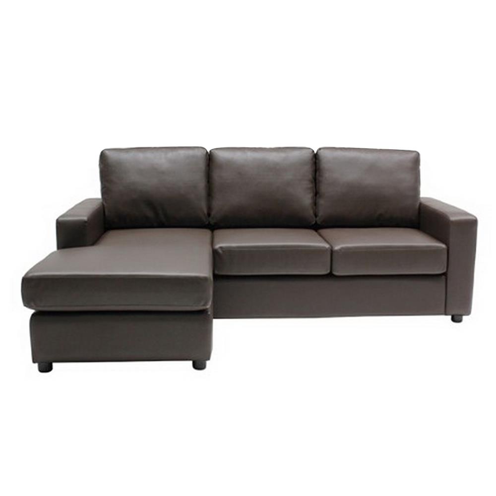 โซฟาเข้ามุม KONCEPT ZETTE 3-CHOCOLATE สีน้ำตาล