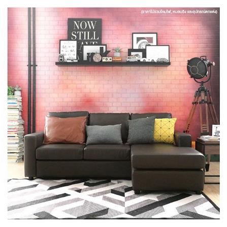 โซฟาเข้ามุม KONCEPT ZETTE 3-CHOCOLATE สีน้ำตาล_2