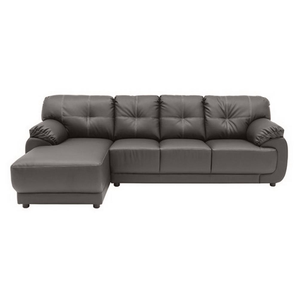 โซฟาเข้ามุมซ้าย KONCEPT KOLOZE-E สีน้ำตาลเข้ม