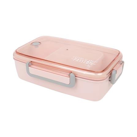 กล่องอาหาร BAMBOO FIBER KECH รักษ์โลก 1.2 ลิตร สีชมพู_0