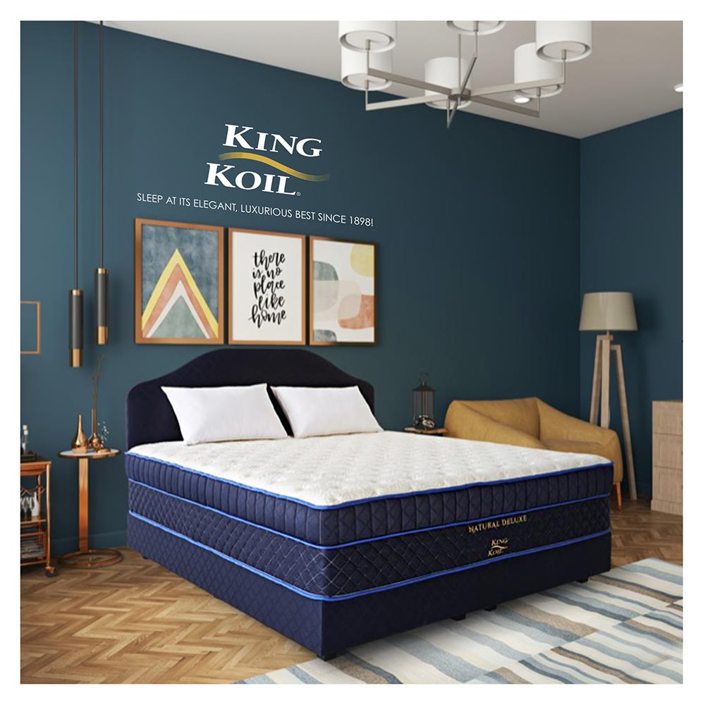 ที่นอน 5 ฟุต KINGKOIL NATURAL DELUXE พร้อมชุดเครื่องนอน 11 ชิ้น