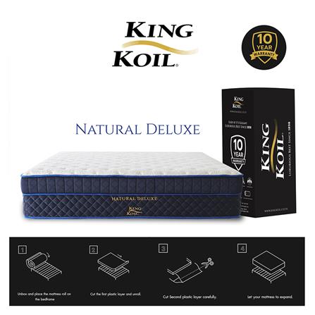ที่นอน 5 ฟุต KINGKOIL NATURAL DELUXE พร้อมชุดเครื่องนอน 11 ชิ้น_3