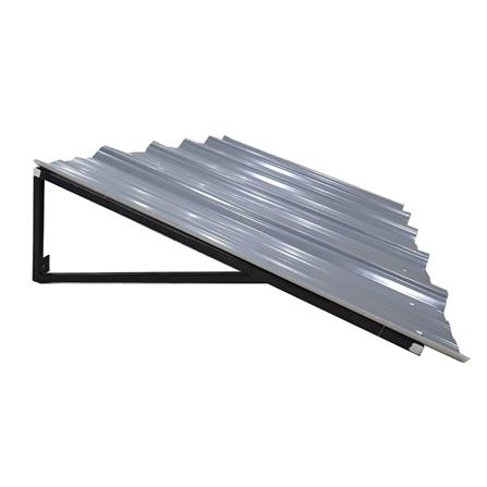 กันสาด UPVC โครงเหล็ก S.D.BRILLIANT 60x100 ซม. สีเทา_1