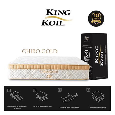 ที่นอน 5 ฟุต KINGKOIL CHIROGOLD พร้อมชุดเครื่องนอน 11 ชิ้น_3