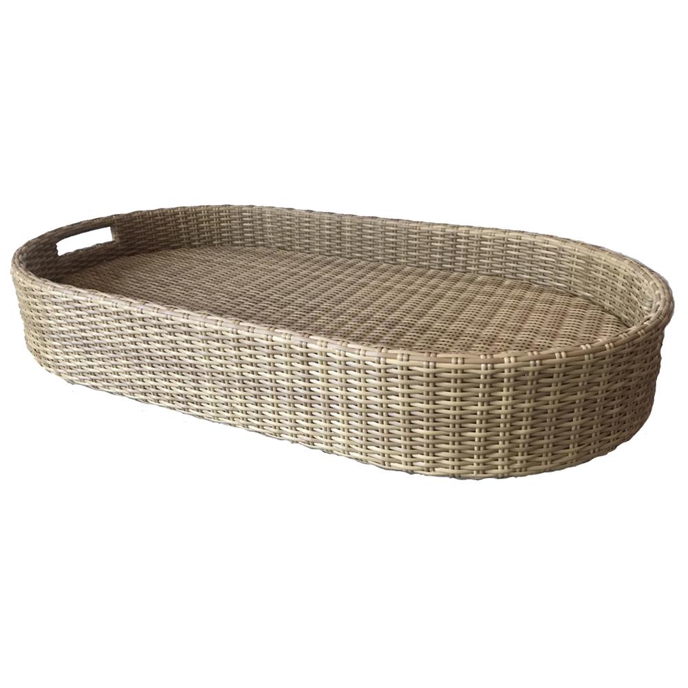 ถาดหวายเทียม IVY FLOATING TRAY สีน้ำตาล