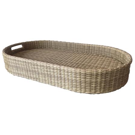 ถาดหวายเทียม IVY FLOATING TRAY สีน้ำตาล