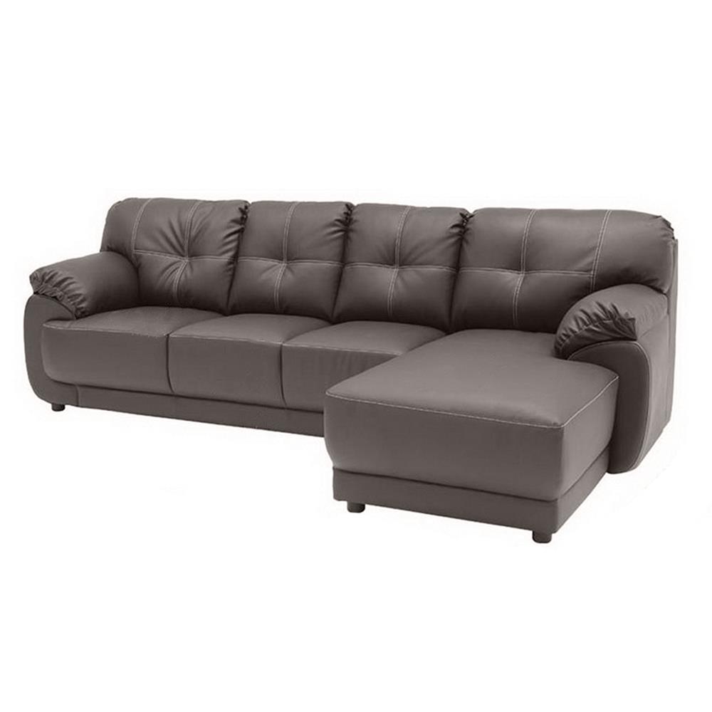 โซฟาเข้ามุมขวา KONCEPT KOLOZE-E สีน้ำตาลเข้ม