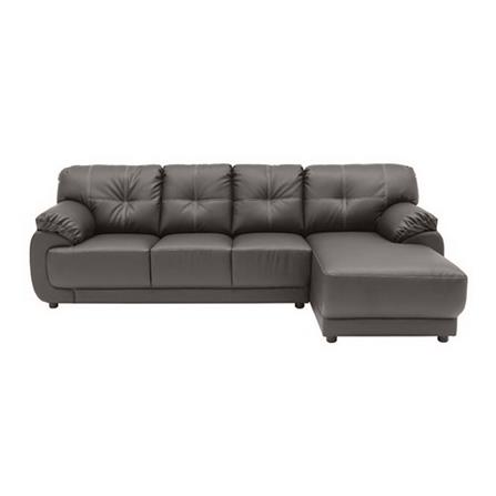 โซฟาเข้ามุมขวา KONCEPT KOLOZE-E สีน้ำตาลเข้ม