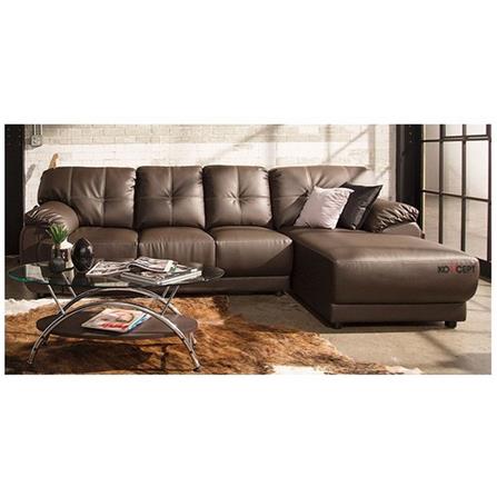 โซฟาเข้ามุมขวา KONCEPT KOLOZE-E สีน้ำตาลเข้ม_3