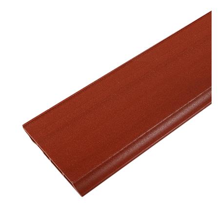 บัวพื้น WPC CROBERN 7.5X200X0.8 ซม. สีไม้ประดู่แดง_2