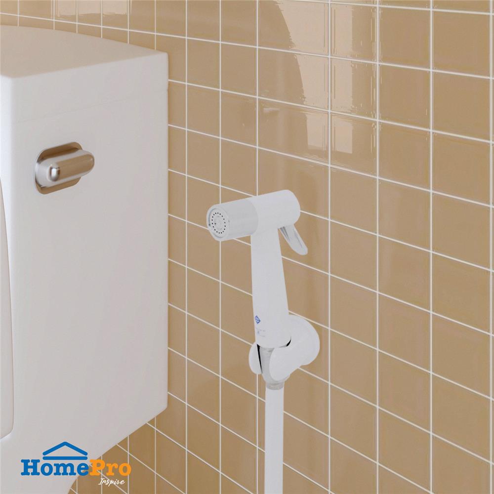 สายฉีดชำระครบชุด MOYA MY-8007 สีขาว