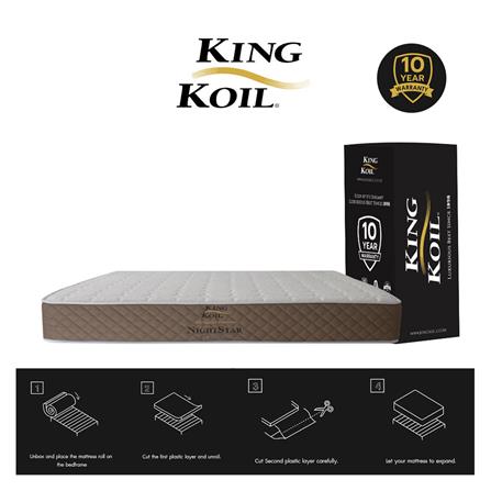 ที่นอน 3.5 ฟุต KINGKOIL NIGHT STAR พร้อมหมอนหนุน 1 ชิ้น_3