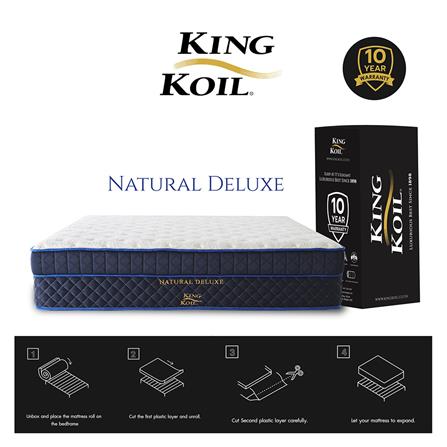 ที่นอน 3.5 ฟุต KINGKOIL NATURAL DELUXE พร้อมชุดเครื่องนอน 7 ชิ้น_3