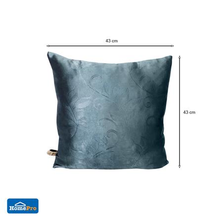 หมอนอิง ME LIVING VINE 17x17 นิ้ว สีฟ้า_4