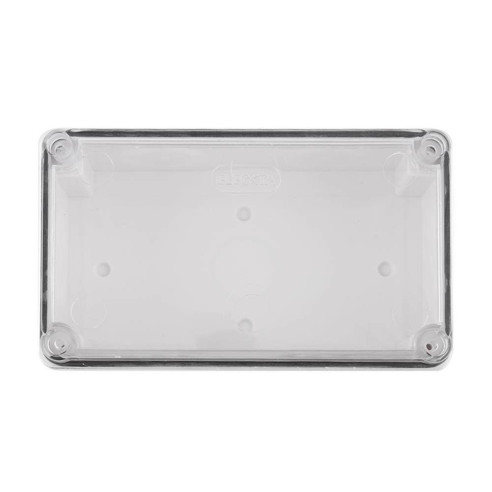 กล่องพลาสติกกันน้ำ ฝาใส ELECKTA 2x4 นิ้ว สีขาว