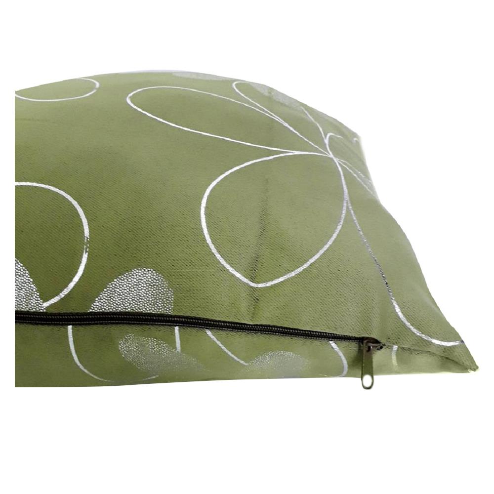 หมอนอิง ME LIVING FLEUR 17x17 นิ้ว สีเขียว