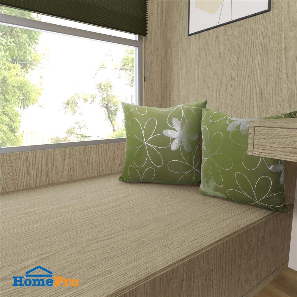 หมอนอิง ME LIVING FLEUR 17x17 นิ้ว สีเขียว