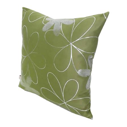 หมอนอิง ME LIVING FLEUR 17x17 นิ้ว สีเขียว_1