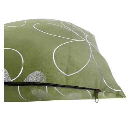 หมอนอิง ME LIVING FLEUR 17x17 นิ้ว สีเขียว_2